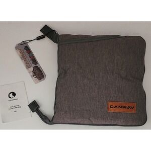 Canway Travel Duffle Bag 65L Gray NEW Foldable Water Resistant Weekender Tote